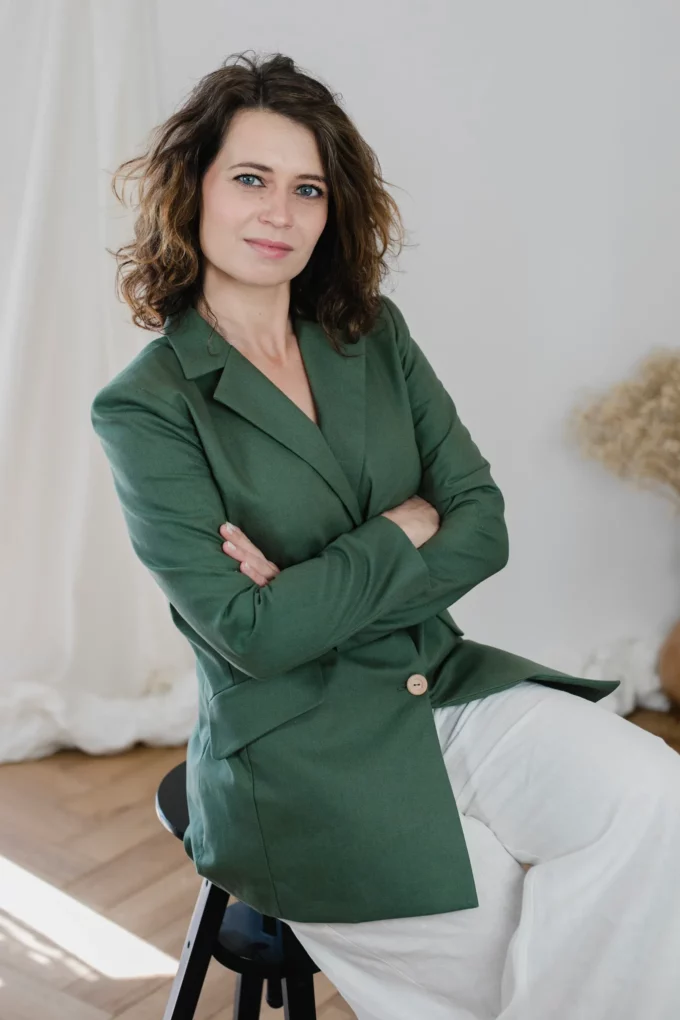 Marynarka Jackie żakiet zielony