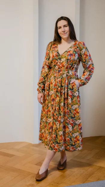 Sukienka Sophie 2.0 autumn wiskoza kwiaty